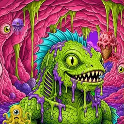 Oozlings #9263, Swamp Fish · Flesh Cave