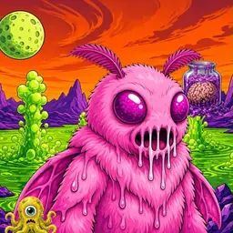 Oozlings #9270, Mutant Moth · Acid Lake