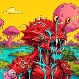 Oozlings #9273, Crab · Turquoise Swamp