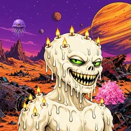 Oozlings #930, Candle Wax · Ship Junkyard