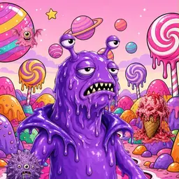 Oozlings #9342, Slug · Candy Planet