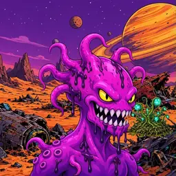 Oozlings #9343, Squid · Ship Junkyard