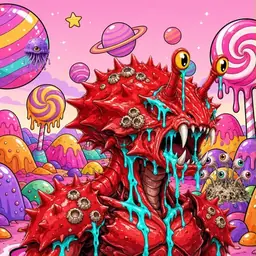 Oozlings #9362, Crab · Candy Planet
