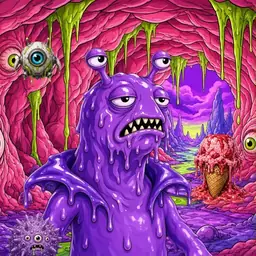 Oozlings #9376, Slug · Flesh Cave