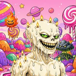 Oozlings #9395, Candle Wax · Candy Planet
