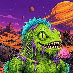 Oozlings #9413, Swamp Fish · Ship Junkyard
