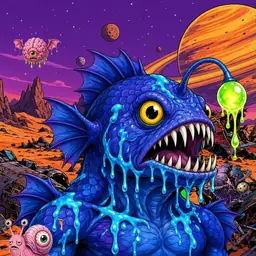 Oozlings #9417, Anglerfish · Ship Junkyard