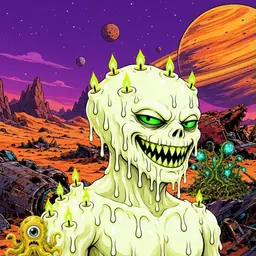 Oozlings #9451, Mutated Candle Wax · Ship Junkyard
