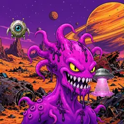 Oozlings #9469, Squid · Ship Junkyard