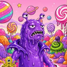 Oozlings #947, Slug · Candy Planet