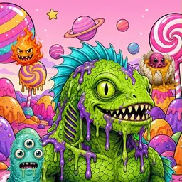 Oozlings #9471, Swamp Fish · Candy Planet