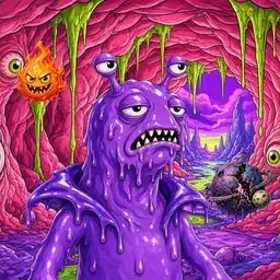 Oozlings #9474, Slug · Flesh Cave