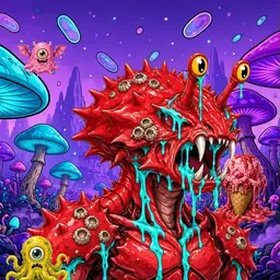 Oozlings #9480, Crab · Fungus Forest