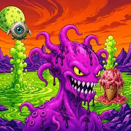 Oozlings #9494, Squid · Acid Lake