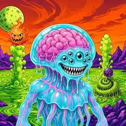 Oozlings #9526, Jellyfish Brain · Acid Lake