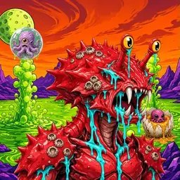 Oozlings #9528, Crab · Acid Lake