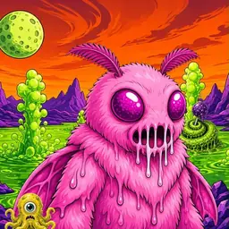 Oozlings #9531, Mutant Moth · Acid Lake