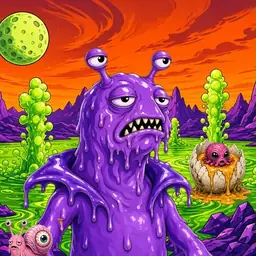 Oozlings #9555, Slug · Acid Lake