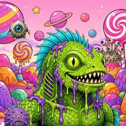 Oozlings #9584, Swamp Fish · Candy Planet