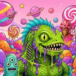 Oozlings #9588, Swamp Fish · Candy Planet