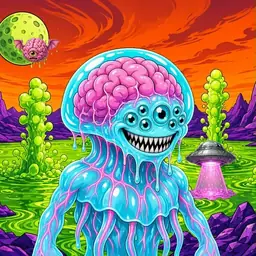 Oozlings #9597, Jellyfish Brain · Acid Lake