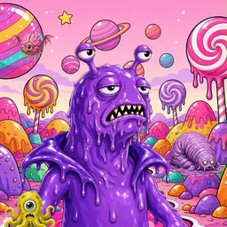 Oozlings #9619, Slug · Candy Planet