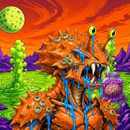 Oozlings #9661, Mutated Crab · Acid Lake