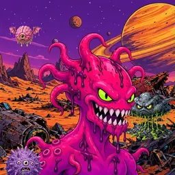 Oozlings #9692, Mutated Squid · Ship Junkyard
