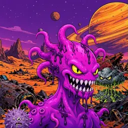 Oozlings #9701, Squid · Ship Junkyard