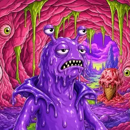 Oozlings #9723, Slug · Flesh Cave