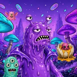 Oozlings #9726, Slug · Fungus Forest