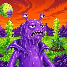 Oozlings #9748, Slug · Acid Lake