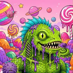 Oozlings #975, Swamp Fish · Candy Planet