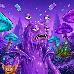 Oozlings #9751, Slug · Fungus Forest