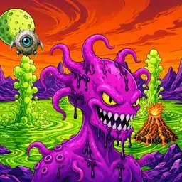 Oozlings #9768, Squid · Acid Lake