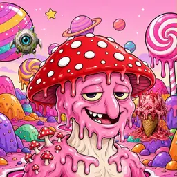 Oozlings #9770, Mushroom Head · Candy Planet