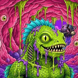 Oozlings #978, Swamp Fish · Flesh Cave