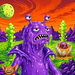Oozlings #9786, Slug · Acid Lake