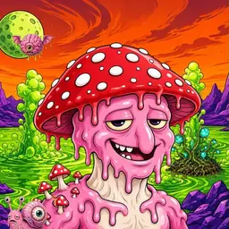 Oozlings #9797, Mushroom Head · Acid Lake