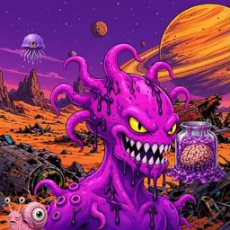 Oozlings #9816, Squid · Ship Junkyard