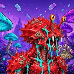 Oozlings #9820, Crab · Fungus Forest