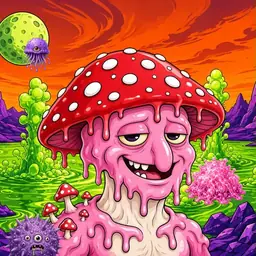 Oozlings #9839, Mushroom Head · Acid Lake