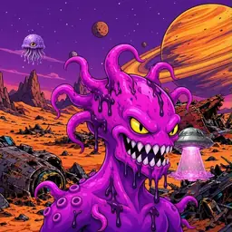 Oozlings #9852, Squid · Ship Junkyard