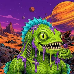 Oozlings #9860, Swamp Fish · Ship Junkyard