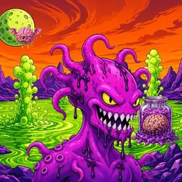 Oozlings #9886, Squid · Acid Lake