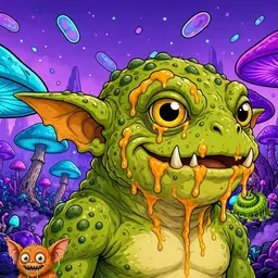 Oozlings #9889, Toad Goblin · Fungus Forest