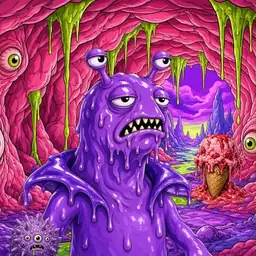 Oozlings #9890, Slug · Flesh Cave