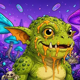 Oozlings #9895, Toad Goblin · Fungus Forest