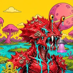 Oozlings #9900, Crab · Turquoise Swamp