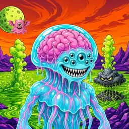 Oozlings #9903, Jellyfish Brain · Acid Lake